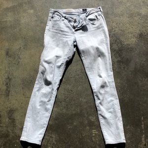 AG jeans light blue leggings ankle sz28R